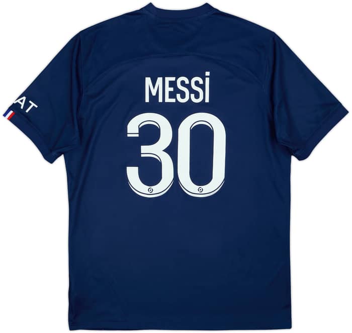2022-23 Paris Saint-Germain Home Shirt Messi #30 - 9/10 - (L)