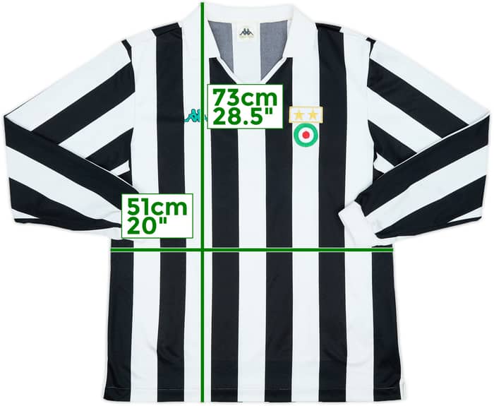 1991-92 Juventus Home L/S Shirt - 5/10 - (L)