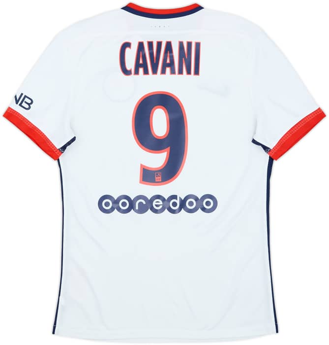 2015-16 Paris Saint-Germain Authentic Away Shirt Cavani #9 - 5/10 - (M)