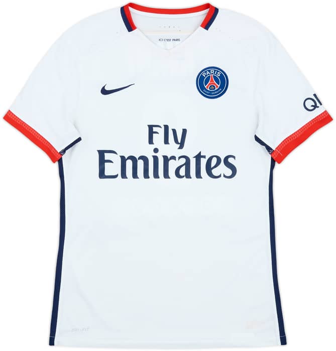 2015-16 Paris Saint-Germain Authentic Away Shirt Cavani #9 - 5/10 - (M)
