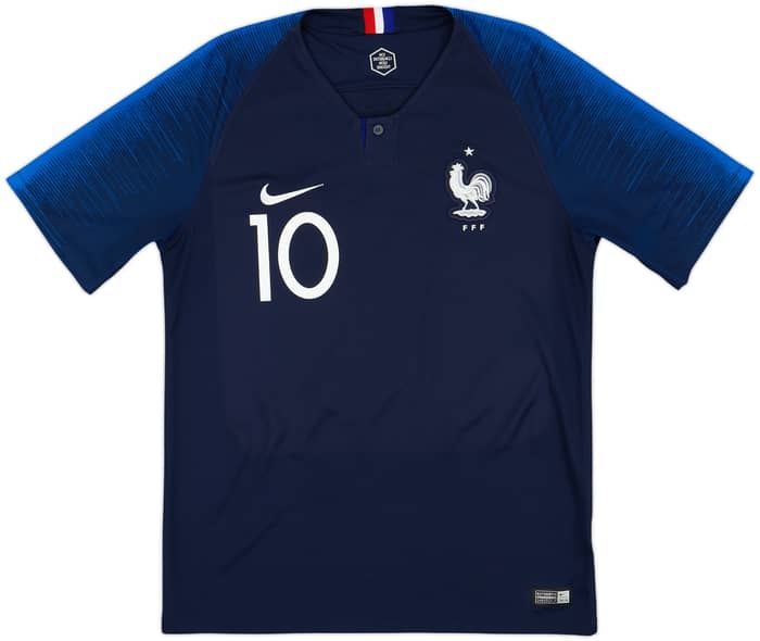 2018 France Home Shirt Mbappe #10 - 8/10 - (M)