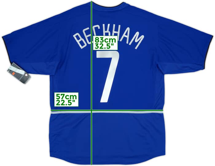 2002-03 Manchester United Third Shirt Beckham #7 (L)