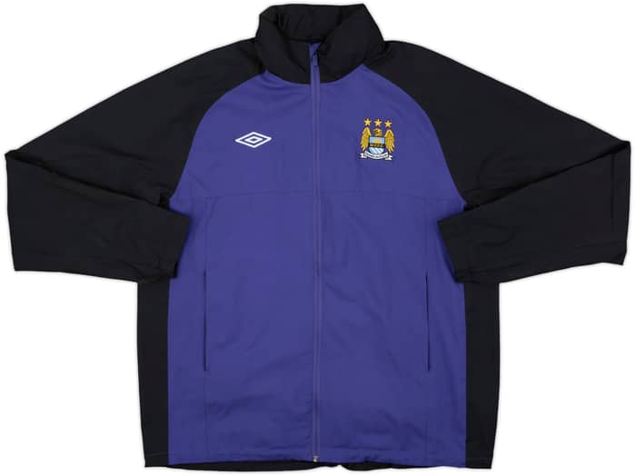 2010-11 Manchester City Umbro Hooded Track Jacket - 8/10 - (XL)