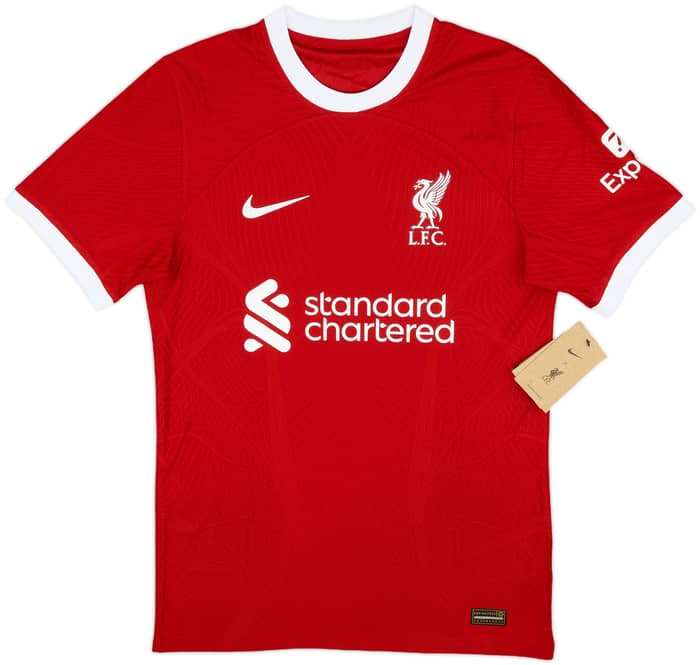 2023-24 Liverpool Authentic Home Shirt Virgil #4 (S)