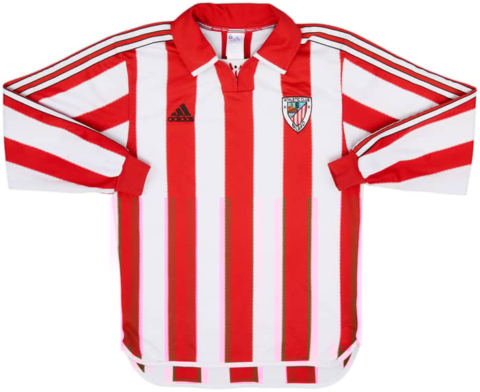 1999-01 Athletic Bilbao Player Issue Home L/S Shirt - 6/10 - (S)