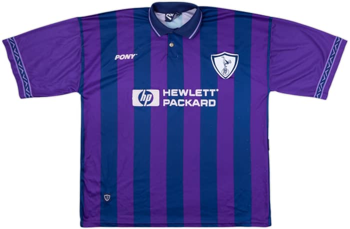 1995-97 Tottenham Away Shirt Sheringham #10 - 8/10 - (XXL)