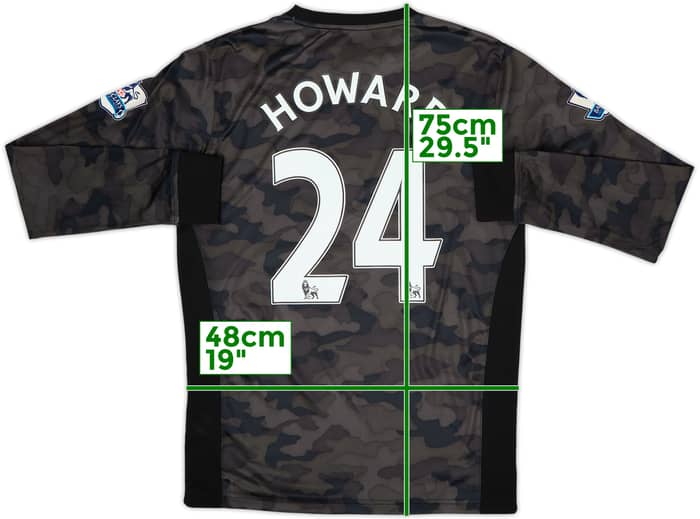 Camiseta de portero del Everton 2011-12 Howard #24 - 9/10 - (M)