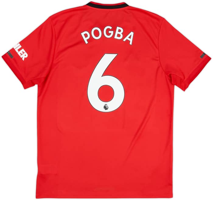 2019-20 Manchester United Home Shirt Pogba #6 - 9/10 - (L)