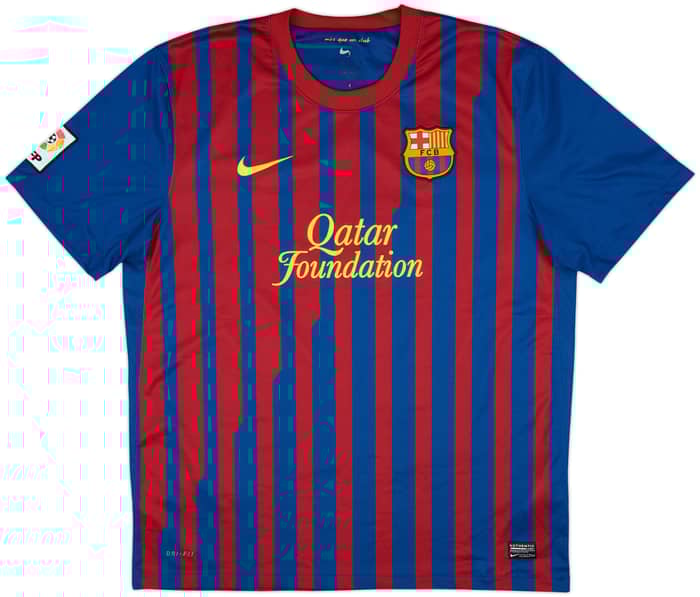 2011-12 Barcelona Home Shirt A.Iniesta #8 - 8/10 - (XL)