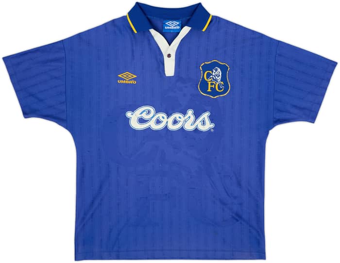 1995-97 Chelsea Home Shirt Zola #25 - 5/10 - (L)