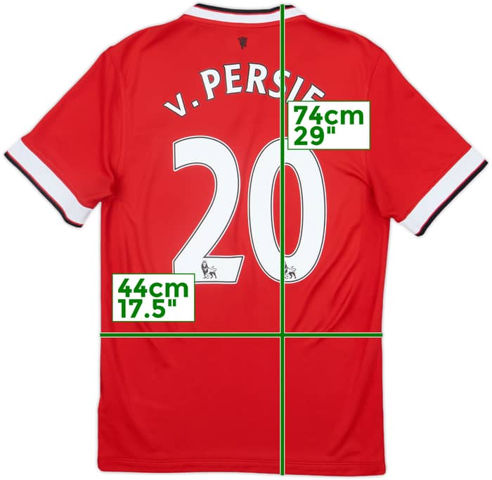 2014-15 Manchester United Home Shirt V.Persie #20 - 5/10 - (S)