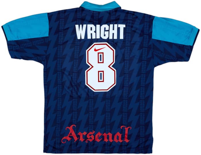 1994-95 Arsenal Away Shirt Wright #8 - 8/10 - (XL)