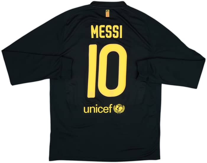 2011-12 Barcelona Away L/S Shirt Messi #10 - 7/10 - (L)