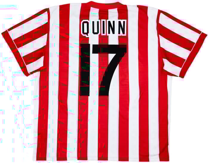 1996-97 Sunderland Home Shirt Quinn #17 - 8/10 - (XL)