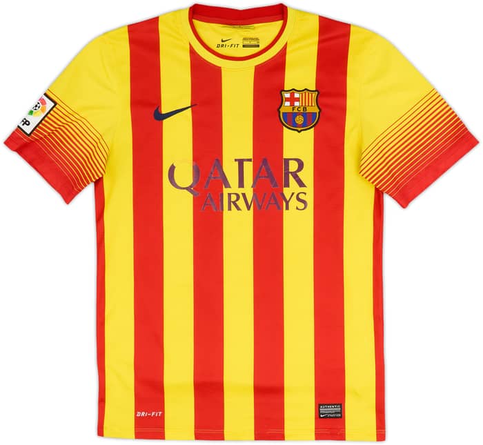 2013-15 Barcelona Away Shirt Messi #10 - 5/10 - (S)