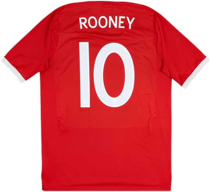 2010-11 England 'South Africa' Away Shirt Rooney #10 - 6/10 - (M)