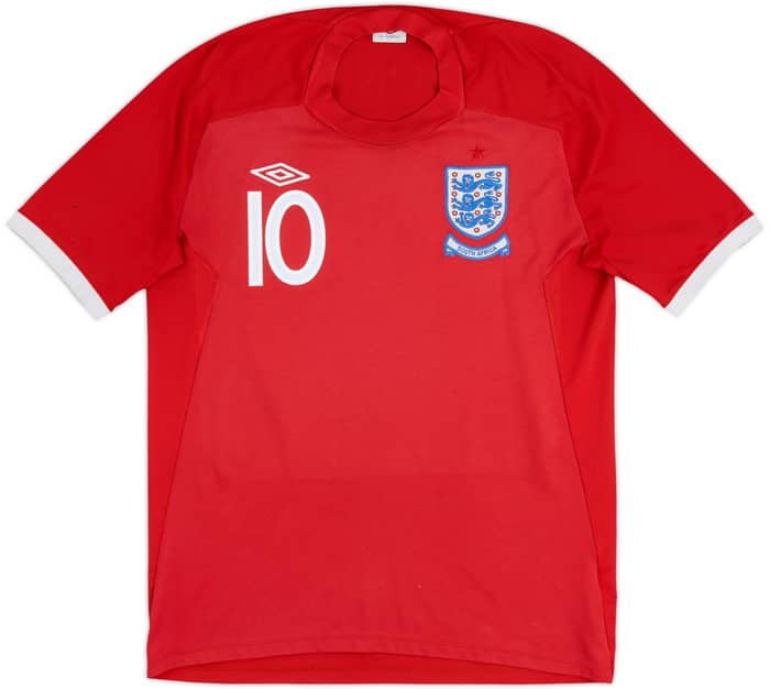 2010-11 England 'South Africa' Away Shirt Rooney #10 - 6/10 - (M)
