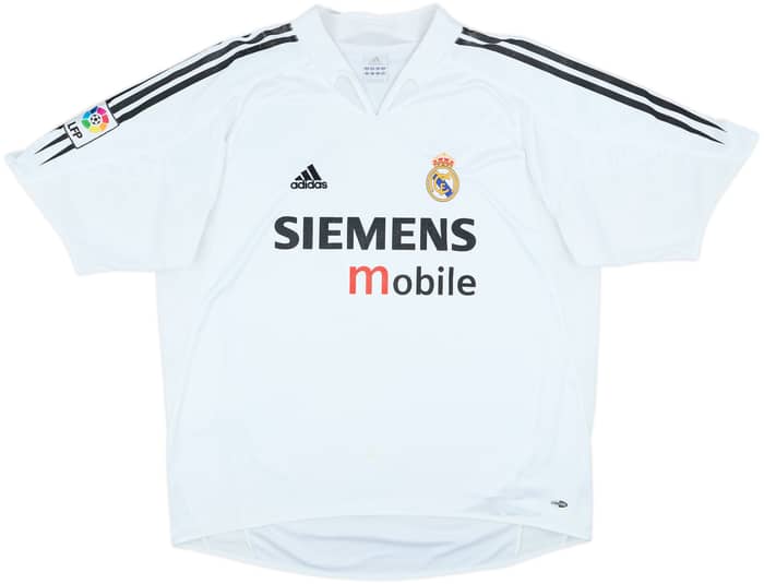 2004-05 Real Madrid Home Shirt Zidane #5 - 6/10 - (XL)