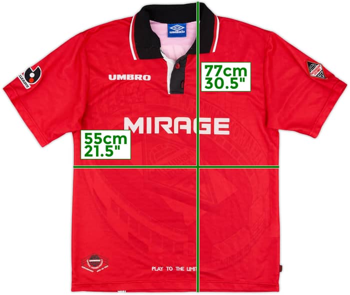 1997 Urawa Red Diamonds Home Shirt - 9/10 - (M/L)
