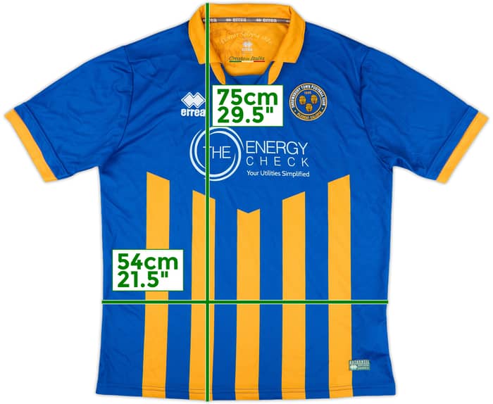 2017-18 Shrewsbury Home Shirt - 9/10 - (L)