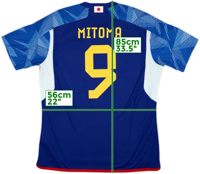 2022-23 Japan Home Shirt Mitoma #9 - 10/10 - (XL)