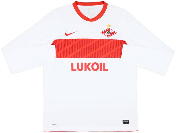 2010-11 Spartak Moscow Player Issue Away L/S Shirt Rojo #19 - 8/10 - (XL)