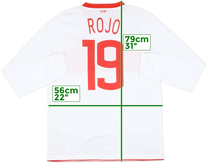 2010-11 Spartak Moscow Player Issue Away L/S Shirt Rojo #19 - 8/10 - (XL)