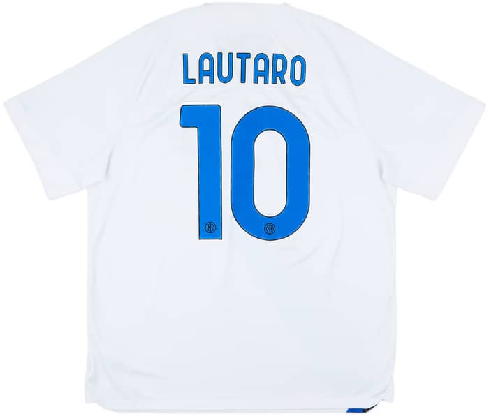 2023-24 Inter Milan Away Shirt Lautaro #10 - 9/10 - (XL)
