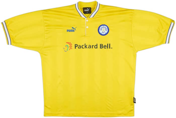 1996-99 Leeds United Away Shirt Radebe #5 - 8/10 - (XL)