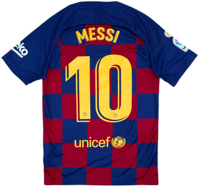 2019-20 Barcelona Home Shirt Messi #10 - 8/10 - (S)