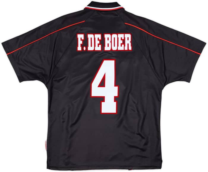 1998-99 Ajax Away Shirt F.De Boer #4 - 8/10 - (M)