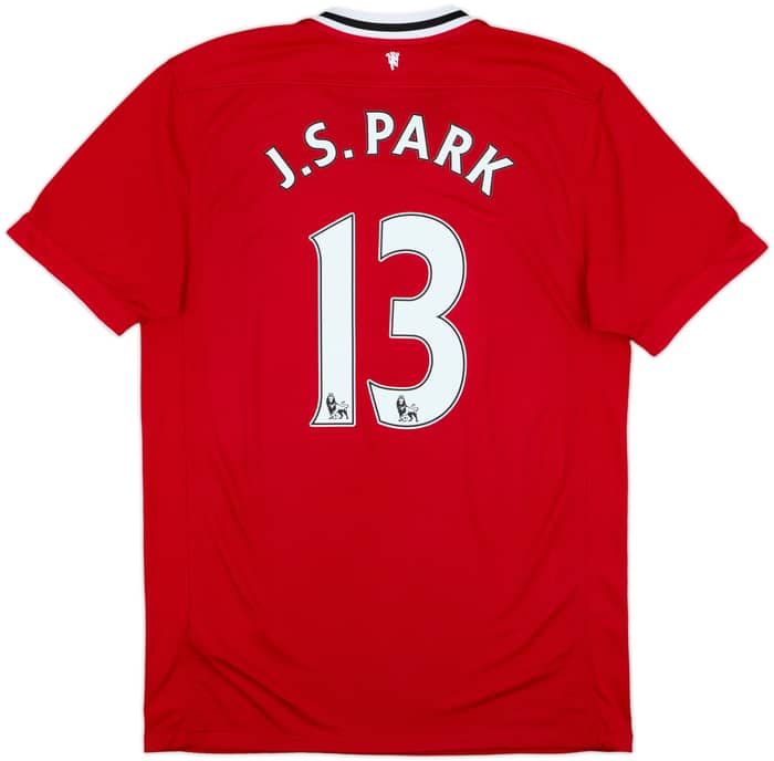 2011-12 Manchester United Home Shirt J.S.Park #13 - 7/10 - (L)