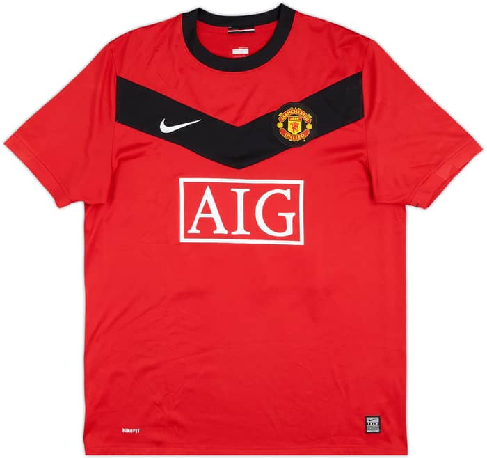 2009-10 Manchester United Home Shirt Fletcher #24 - 5/10 - (L)