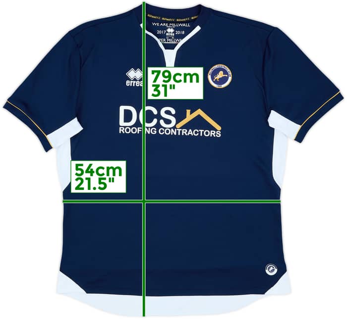 2017-18 Millwall Home Shirt - 10/10 - (XL)