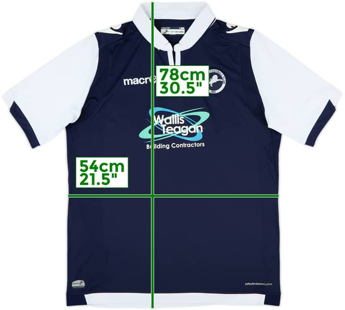 2015-16 Millwall Home Shirt - 6/10 - (L)