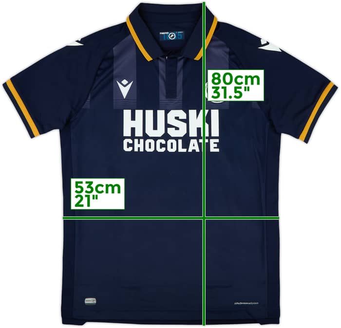 2021-22 Millwall Home Shirt - 10/10 - (L)