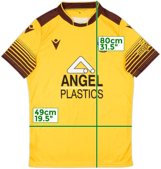 2020-21 Sutton United Home Shirt - 8/10 - (L)