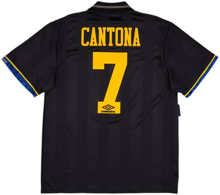 1993-95 Manchester United Away Shirt Cantona #7 - 9/10 - (L)