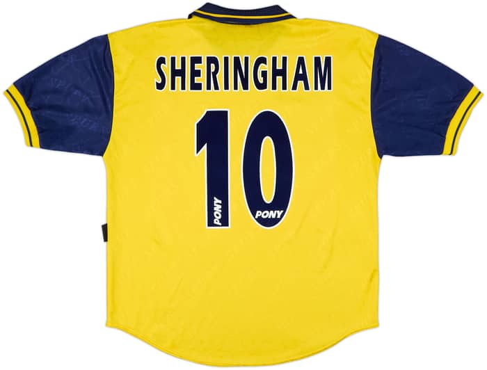 1995-97 Tottenham Third Shirt Sheringham #10 - 8/10 - (L)