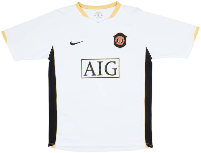 Camiseta de visitante del Manchester United 2006-08 Ronaldo #7 - 9/10 - (XL.Niños)