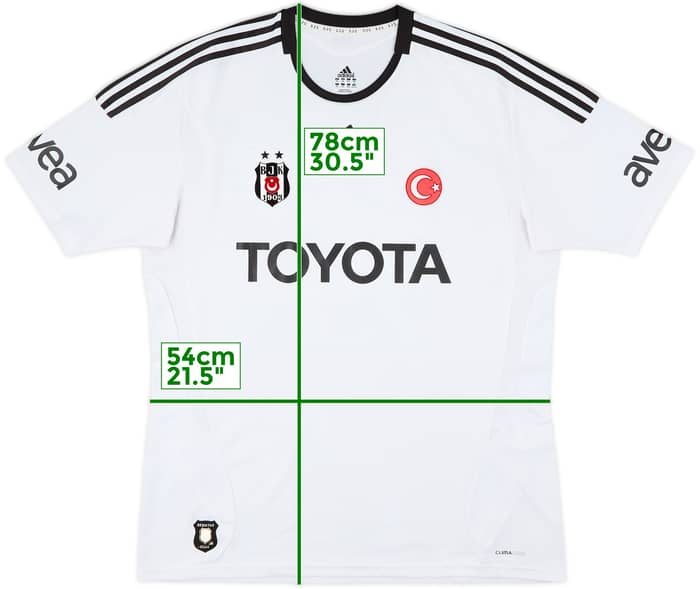 2011-12 Besiktas Home Shirt - 7/10 - (XXL)