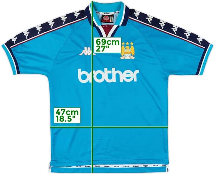 1997-99 Manchester City Home Shirt - 5/10 - (M)