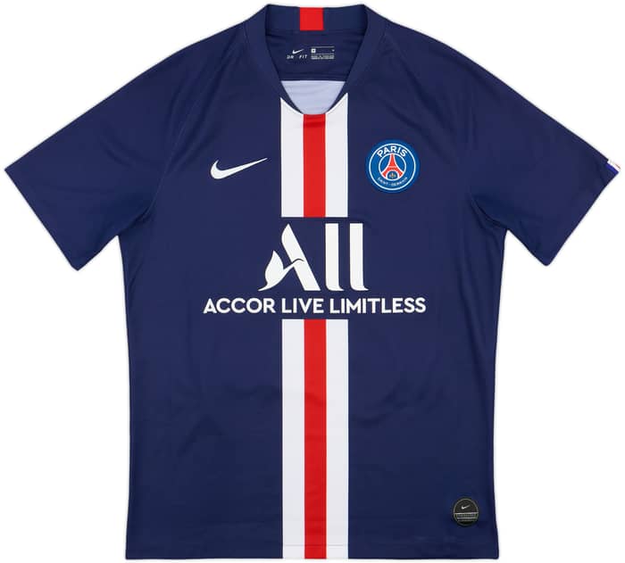 2019-20 Paris Saint-Germain Home Shirt Mbappe #7 - 9/10 - (M)