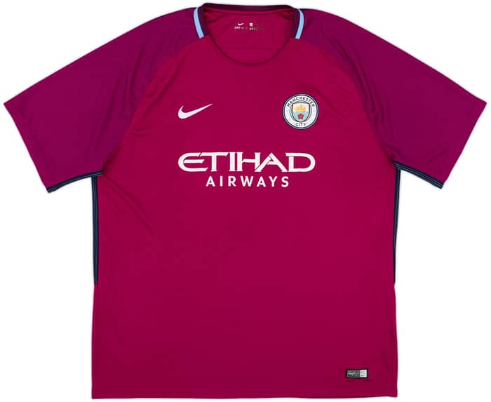 2017-18 Manchester City Away Shirt De Bruyne #17 - 8/10 - (XXL)