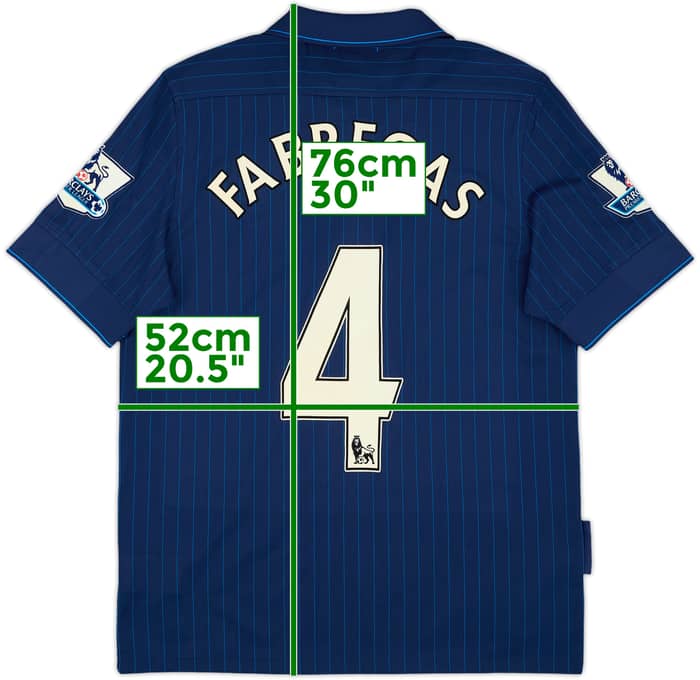 2009-10 Arsenal Away Shirt Fabregas #4 - 7/10 - (M)