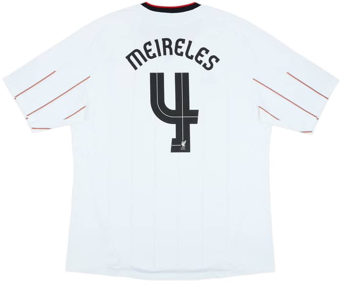 2010-11 Liverpool Away Shirt Meireles #4 - 5/10 - (XXL)