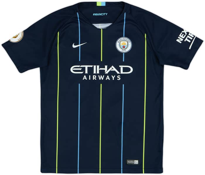 2018-19 Manchester City Away Shirt Sane #19 - 7/10 - (XL.Boys)