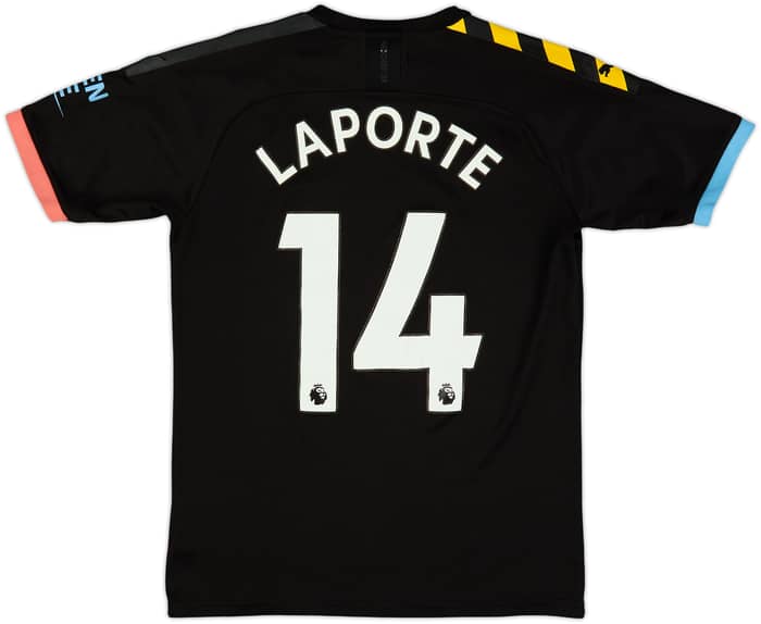 2019-20 Manchester City Away Shirt Laporte #14 - 7/10 - (S)