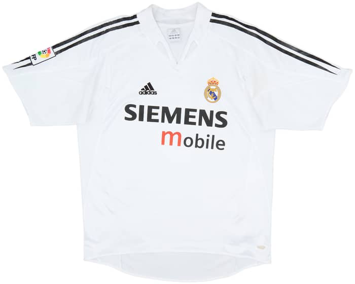 2004-05 Real Madrid Home Shirt Zidane #5 - 6/10 - (M)