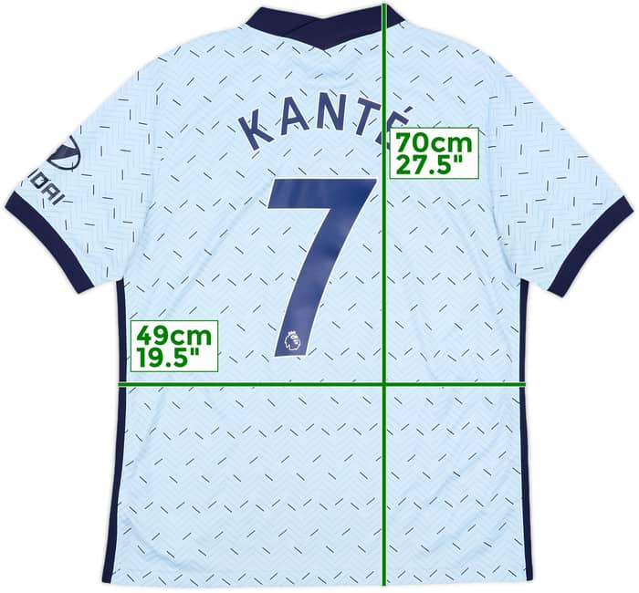 2020-21 Chelsea Away Shirt Kante #7 - 9/10 - (L)